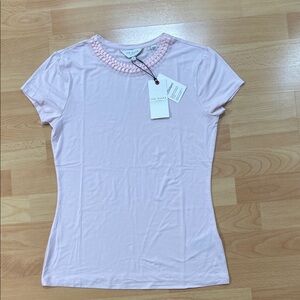 Ted Baker Light Pink Short Sleeve Top